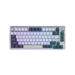 Royal Kludge RK H81 RGB Tri-Mode Hot-Swappable Cyan Switch Mechanical Keyboard