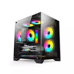 Safeway Seaview MATX Mid Tower Desktop Case (Black)
