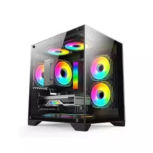 Safeway Seaview MATX Mid Tower Desktop Case (Black)
