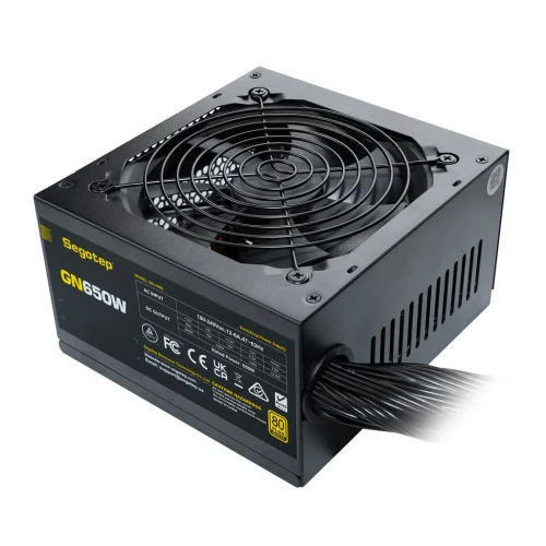 Segotep 650W 80 Plus Gold Non-Modular Gaming PSU GN-650