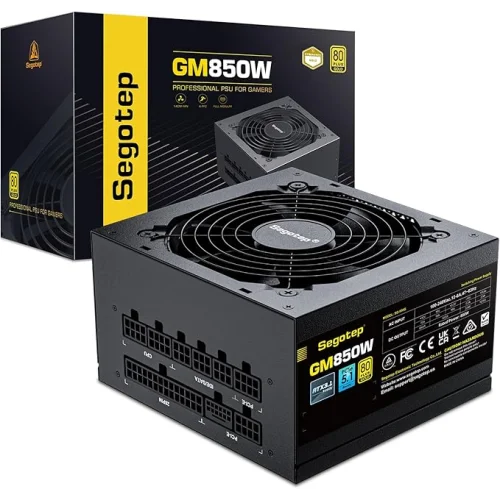 SEGOTEP GM850 850W Full Modular 80 Plus Gold ATX 3.1 Power Supply