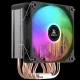 Segotep FI6 ARGB 120mm CPU AIR Cooler Black with Screen Display
