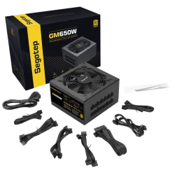 Segotep GM650W 80 Plus Gold Fully Modular Power Supply Black
