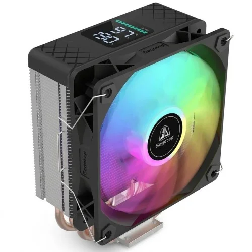 Segotep FI6 ARGB 120mm CPU AIR Cooler Black with Screen Display