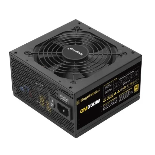 Segotep GM650W 80 Plus Gold Fully Modular Power Supply Black