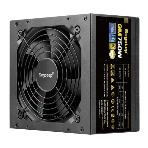 SEGOTEP GM750 750W 80 Plus Gold Full Modular PCIe 5.0 ATX 3.0 Power Supply
