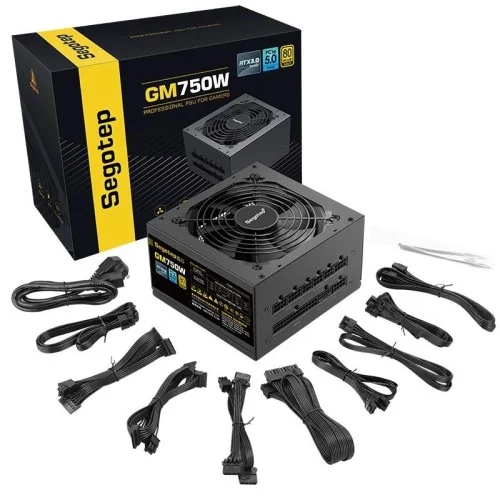 SEGOTEP GM750 750W 80 Plus Gold Full Modular PCIe 5.0 ATX 3.0 Power Supply