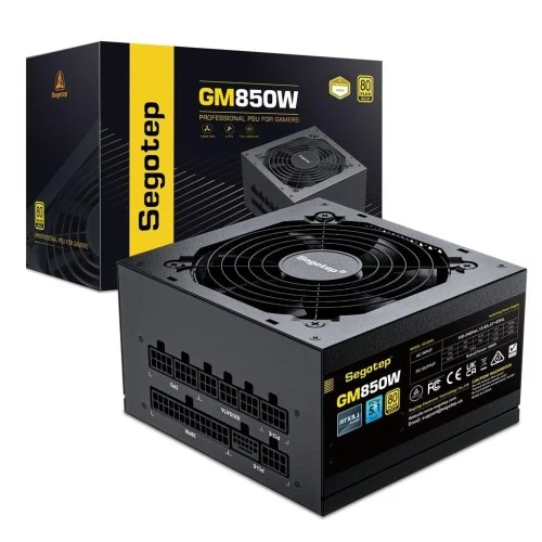SEGOTEP GM850 850W Full Modular 80 Plus Gold ATX 3.1 Power Supply