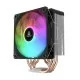 Segotep FI6 ARGB 120mm CPU AIR Cooler Black with Screen Display