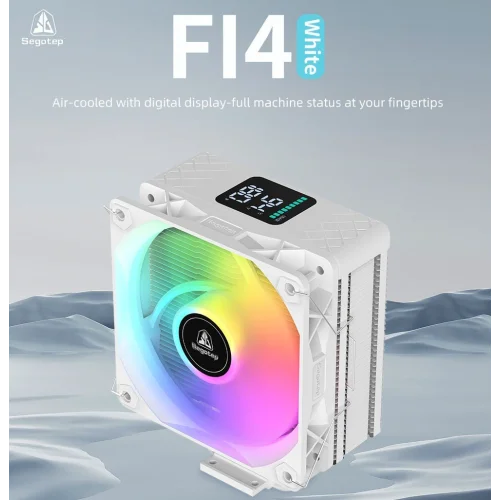 Segotep FI4 Digital White Air Cooler 