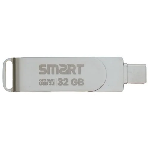 SMART SM11 32GB Extra Premium OTG Type-C Metal Body Mobile Disk Drive