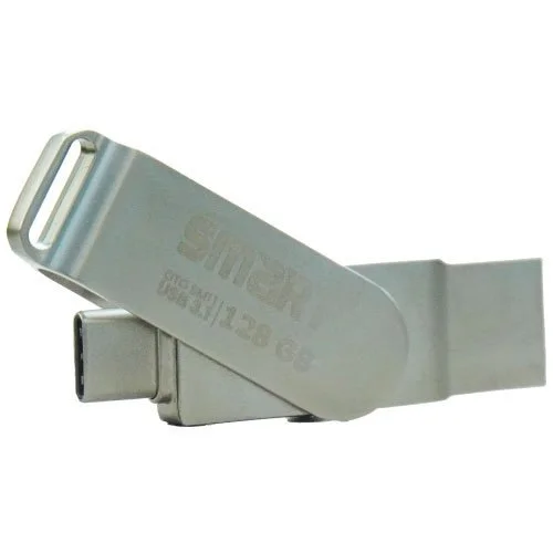 SMART SM11 128GB Extra Premium OTG Type-C Metal Body Mobile Disk Drive