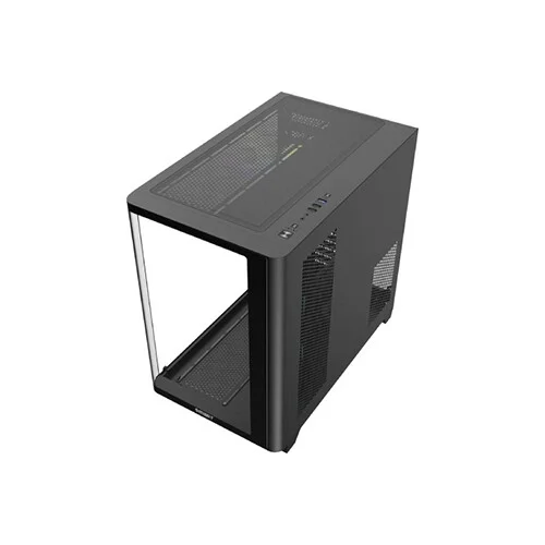 SMART A400B Curved Tempered Glass 4 Pre- Installed ARGB Fans Mid Tower ATX Gaming Case