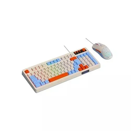 T-WOLF TF100 Wired Keyboard Mouse Gaming Combo