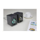 T-WOLF S1 RGB 2:0 Wired Black Gaming Speaker