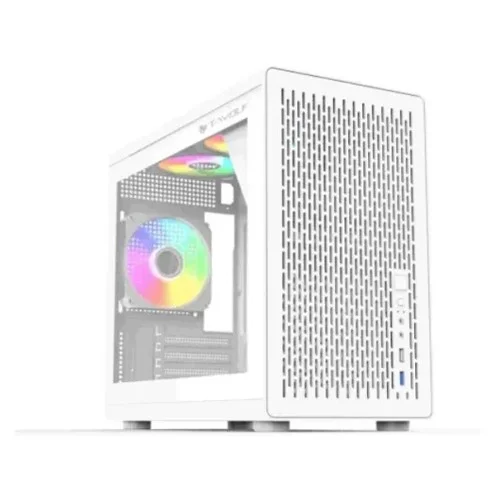 T-Wolf XPLENDER X5 WH ARGB M-ATX Portable Casing White