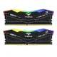 TEAM Delta RGB 32GB(2x16GB) DDR5 6000MHz Gaming Desktop RAM Black