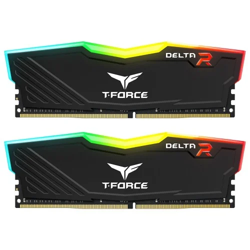 Team T-Force Delta 8GB 3200MHz DDR4 RGB White Desktop Gaming RAM