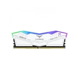 TEAM T-FORCE DELTA RGB WHITE 16GB DDR5 6000MHz CL30 Desktop Ram