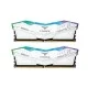 TEAM T-FORCE DELTA RGB 32GB (16GBx2) 7800MHz DDR5 Gaming RAM White 
