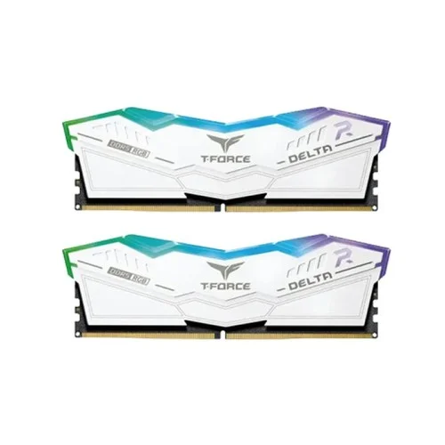 TEAMGROUP T-FORCE DELTA RGB DDR5 32GB (2X16GB) 7000MHZ WHITE DESKTOP RAM