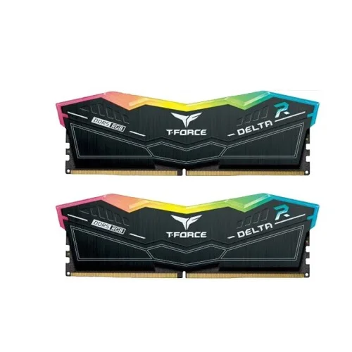 TEAMGROUP T-FORCE DELTA RGB DDR5 32GB (2X16GB) 7200MHZ BLACK DESKTOP RAM