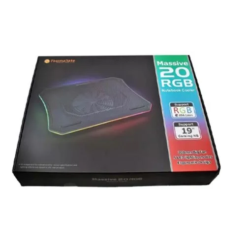 Thermaltake Massive 20 RGB Notebook Cooler 19 Inch Black