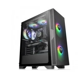 Thermaltake Versa T25 TG Window Mid Tower Chassis Black