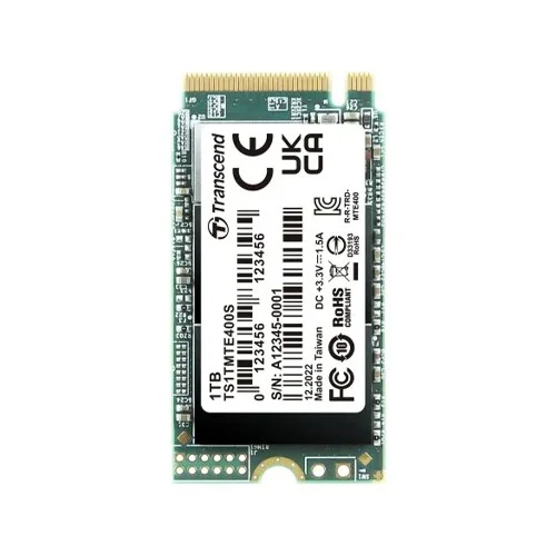 Transcend 1TB 400S M.2 NVMe PCIe Gen3 x4 2242 SSD