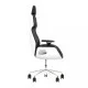 Thermaltake ARGENT E700 Real Leather Black And White Gaming Chair