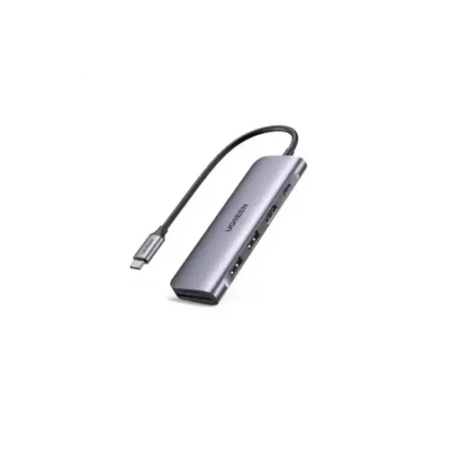 UGREEN CM195 USB-C to 2 Ports USB3.0-A Hub HDMI TF/SD with PD Power Supply