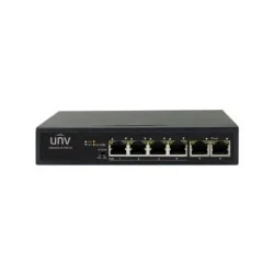 UNIVIEW NSW2010-6T-PoE-IN 4 PORT PoE SWITCH WITH 2 X ETHERNET UPLINK