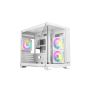 XTREME 500W WITH 3 ARGB FAN TEMPERED GLASS WHITE CASE