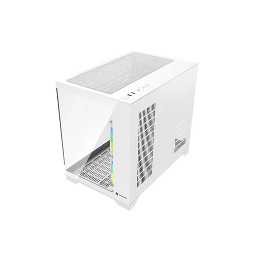 XTREME 500W WITH 3 ARGB FAN TEMPERED GLASS WHITE CASE