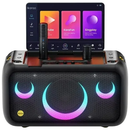 Ikarao Xtreme Break X1 All-in-One Portable Karaoke Speaker with Wireless Microphone