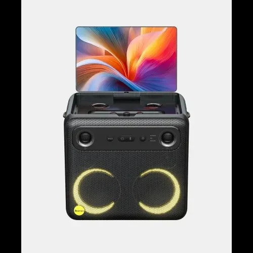 Ikarao Xtreme Break X2 All in One Karaoke Portable Bluetooth Speaker With Built-In 10 Inch Tablet And Wireless Microphone