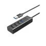 Yuanxin X-3328L USB Male To Tri USB 2.0 & USB 3.0 Female Hub