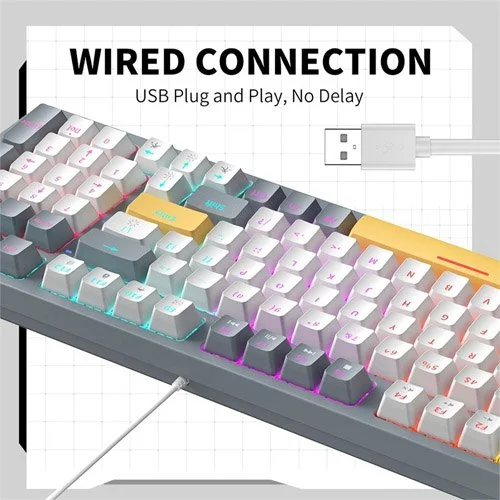 Zifriend T98 (98 Keys) RGB Hot-swappable Mechanical Keyboard