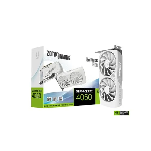 ZOTAC GAMING GeForce RTX 4060 8GB Twin Edge OC White Edition Graphic Card