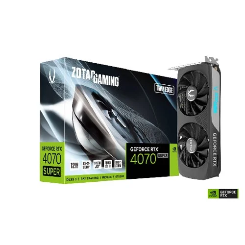 ZOTAC GAMING GeForce RTX 4070 SUPER Twin Edge 12GB GDDR6X Graphics Card