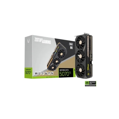 ZOTAC GAMING GeForce RTX 5070 TI SOLID OC 16GB GDDR7 Graphics Card ZOTAC GAMING GeForce RTX 5070 TI SOLID OC 16GB GDDR7 Graphics Card