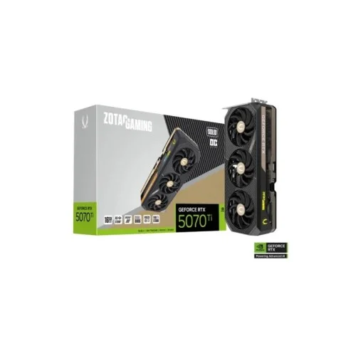 ZOTAC GAMING GeForce RTX 5070 TI SOLID OC 16GB GDDR7 Graphics Card