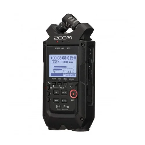 Zoom H4n Pro 4-Track Portable Audio Recorder