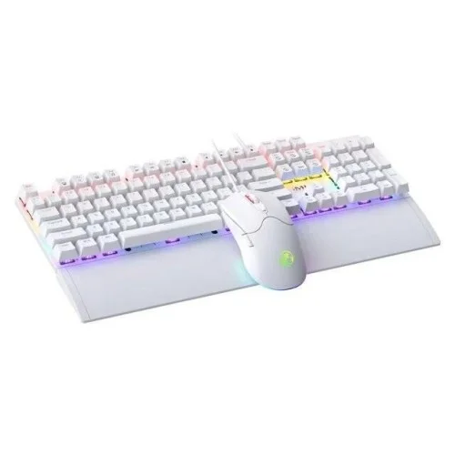 iMICE MK-X10 Mechanical Gaming Keyboard Mouse Combo white