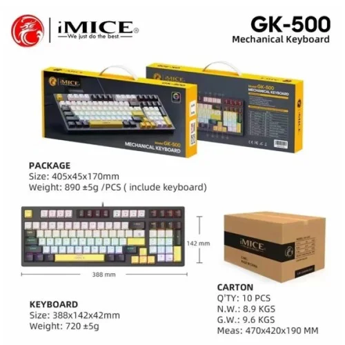 IMICE GK-500 97KEYS Mechanical Gaming Keyboard
