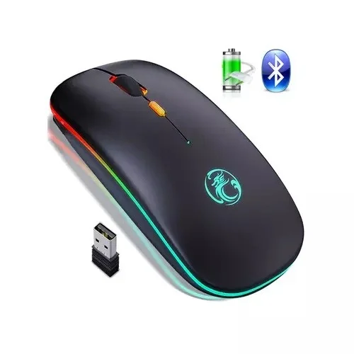 IMICE E-1300BT Rechargeable Wireless Ultra-Slim Backlit Mouse