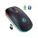 IMICE E-1300BT Rechargeable Wireless Ultra-Slim Backlit Mouse