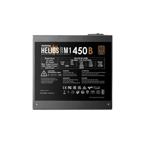 Gamdias HELIOS M1-450B 450W 80 Plus Bronze Power Supply