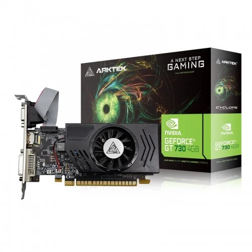 ARKTEK GeForce GT730 4GB DDR3 Low Profile Graphics Card