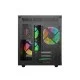REVENGER DUO DYNAMIC FULL-VIEW MINI-TOWER ATX CASE (BLACK)